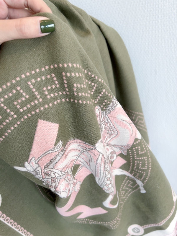 ブランドマフラー素材ディテール